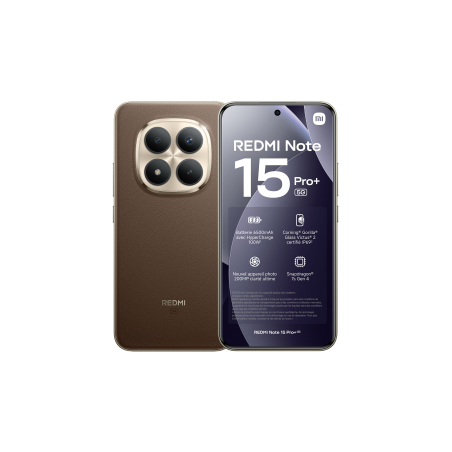 Xiaomi Redmi Note 15 pro+ 5G 12 Go/512 Go Brun Moka - Neuf - Montre Re