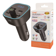 Transmetteur voiture LinQ MY2429 Bluetooth PD 36 W