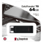 Clé USB Kingston DataTraveler USB-C (Type-C) 64 Go