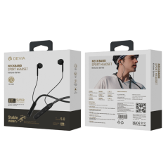 Écouteurs tour de cou Devia EM036 15 h Noir | Smarty