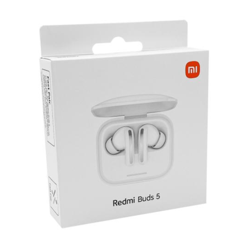 Xiaomi Redmi Buds 5 Bluetooth Earbuds – White BHR7628GL
