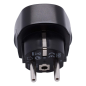 Adaptateur Prise UK vers EU - Max 3250W / 13A / 250V - Noir — ECO · Smarty Paris 18e