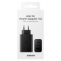 Adaptateur Secteur Samsung 65W PD Power Adapter Trio 2USB-C + USB EP-T6530NBEGEU