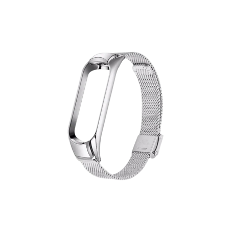 Bracelet Métal pour Montre Mi Smart Band 3/4/5/6 - Argent - Protection