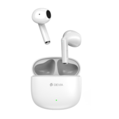 Devia TWS Lite1 White Earbuds | Smarty Paris