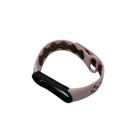 Bracelet pour Montre Mi Smart Band 5/6/7 - Rose/Noir - Protections Ref