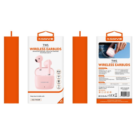 Écouteurs sans fil XSSIVE XSS-TWS18P – Violet