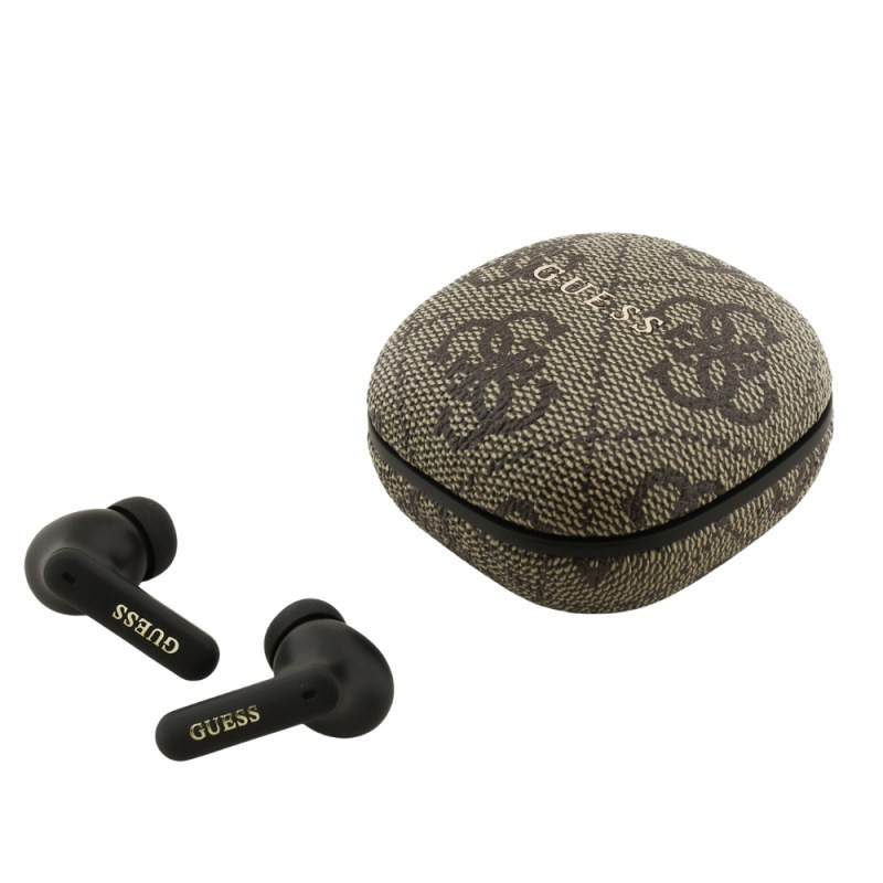 Bluetooth Earbuds GUESS GUTWST3P4EGW – Type-C Case Brown