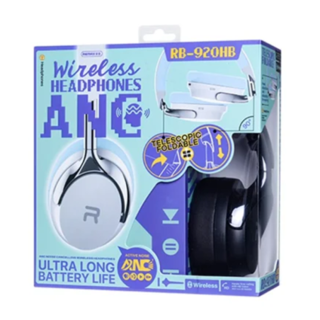 Casque sans fil 600 mAh REMAX RB-920HB avec Réduction de Bru