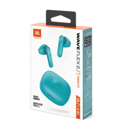 JBL Wave Flex 2 écouteurs Bluetooth bleu | Smarty