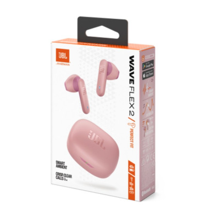 JBL Wave Flex 2 écouteurs Bluetooth rose | Smarty