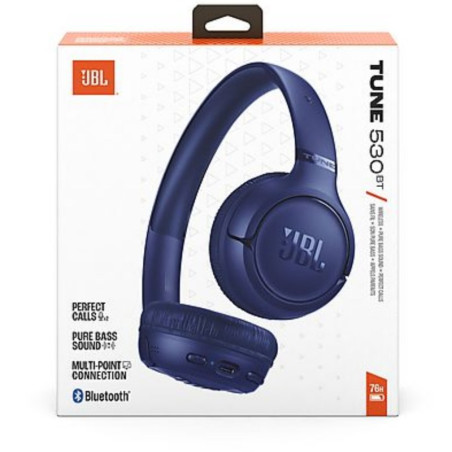 JBL Tune 530BT casque Bluetooth bleu | Smarty
