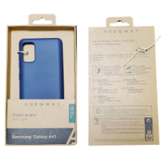 Coque ADEQWAT pour Samsung Galaxy A41 Eco Design Bleu - Protections Re