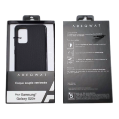 Coque Souple ADEQWAT pour Samsung Galaxy S20 Plus Noir - Protections R