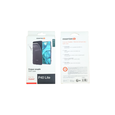 Coque Souple Transparent ESSENTIELB pour Huawei P40 Lite - Protections