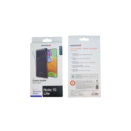 Coque Transparent ESSENTIELB pour Samsung Note 10 Lite - Protections R
