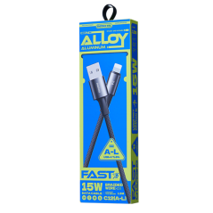 Câble USB / Lightning 3A Velocity en Alliage d'Aluminium Tre