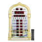 Horloge murale LED Azan islamique ECO – Or avec télécommande