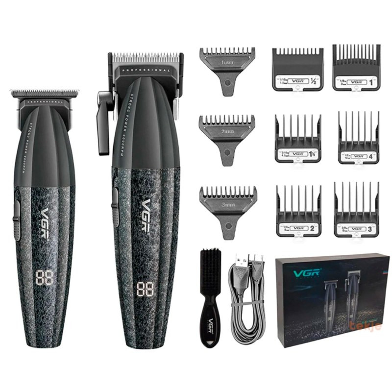 Tondeuses à cheveux VGR V-640 – Pack professionnel 2 pièces