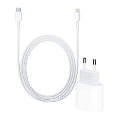 Kit Chargeur Câble USB-C / Lightning 20W (Apple) - Vrac — Ap