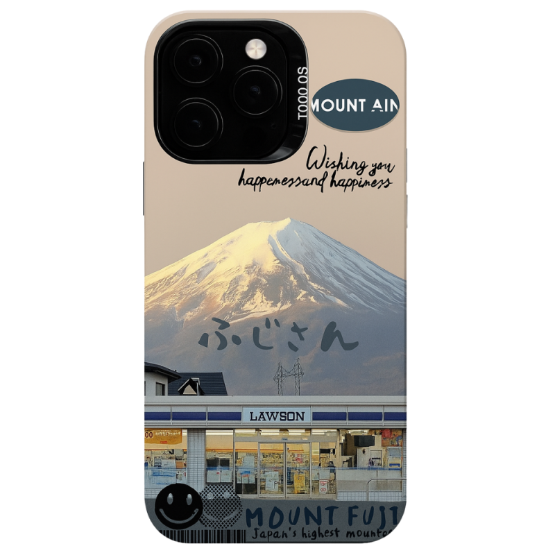 Coque de Protection en PC pour iPhone - Le Mont Fuji — ECO · Smarty Paris 18e