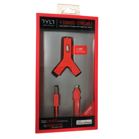 Kit Chargeur allume-cigare USB*2 + Cable Ligh | Smarty Paris