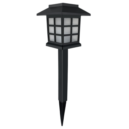 Lampe Solaire de Jardin en Forme de Petite Maison - Lumière Chaude - 1.2V - Type Pelouse (2 Pcs)