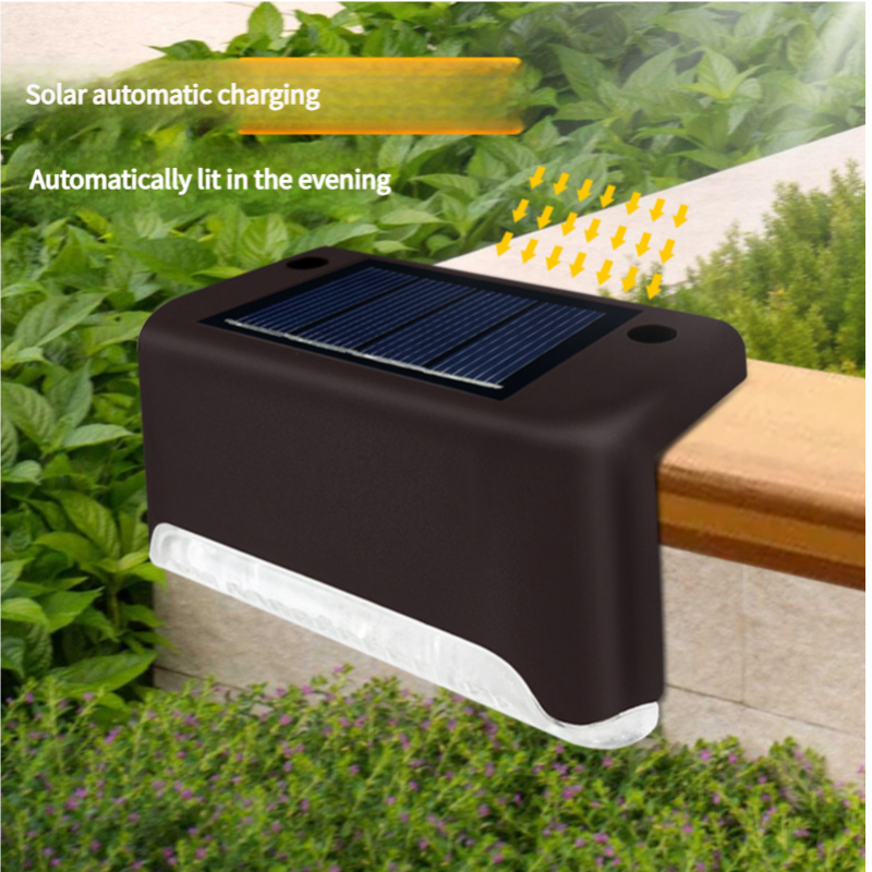 Solar Wall and Step Light ECO – 1 LED 3W Black Warm Light 4-Pack Solar Wall and Step Light ECO – 1 LED 3W Black Warm Light 4-Pack