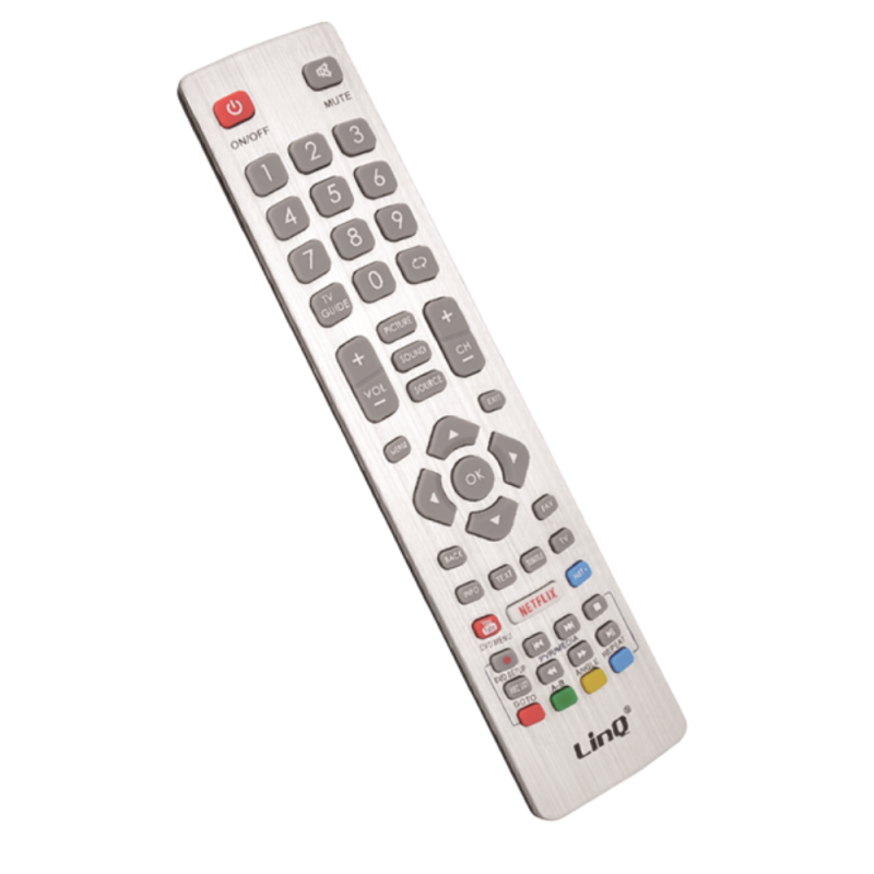 Télécommande Compatible pour SHARP TV - LinQ URC5759 - Blanc