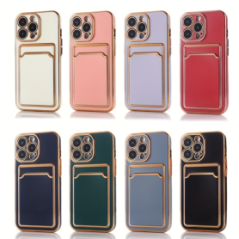 Coque de téléphone Antichoc avec Porte-Cartes pour iPhone - Protection