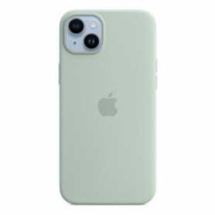 Coque en Silicone avec MagSafe iPhone 14 Plus Vert (Apple) - Protectio