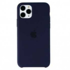 Coque en Silicone iPhone 11 Pro Max Minuit Bleu (Apple) - Protections