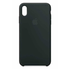 Coque en Silicone iPhone XS Max Noir - MRWE2Z | Smarty Paris
