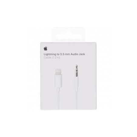 Câble Lightning / Jack 3,5 mm - 1,2M MXK22ZM/A - Retail Box (Apple) — Apple · Smarty Paris 18e
