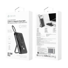 Power Bank Magnétique Sans Fil 10000 mAh 22.5W Devia Extreme