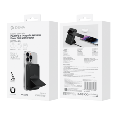 Power Bank Magnétique Sans Fil 10000 mAh Devia Extreme Speed