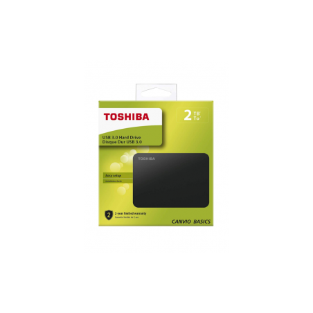 Disque Dur Externe USB 3.0 Toshiba Canvio Basics 2 To - Noir · Smarty Paris