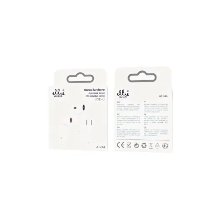 Écouteurs Stéréo USB-C Ellietech AT244 – Blanc - Audio Ref A3606 | Sma